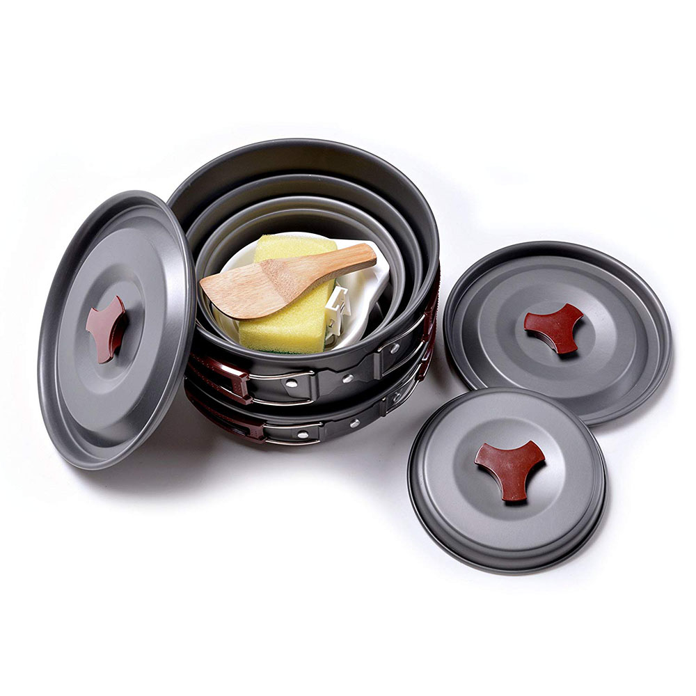 Kit de batterie de cuisine de  - Camping Cooking Kit avis et prix