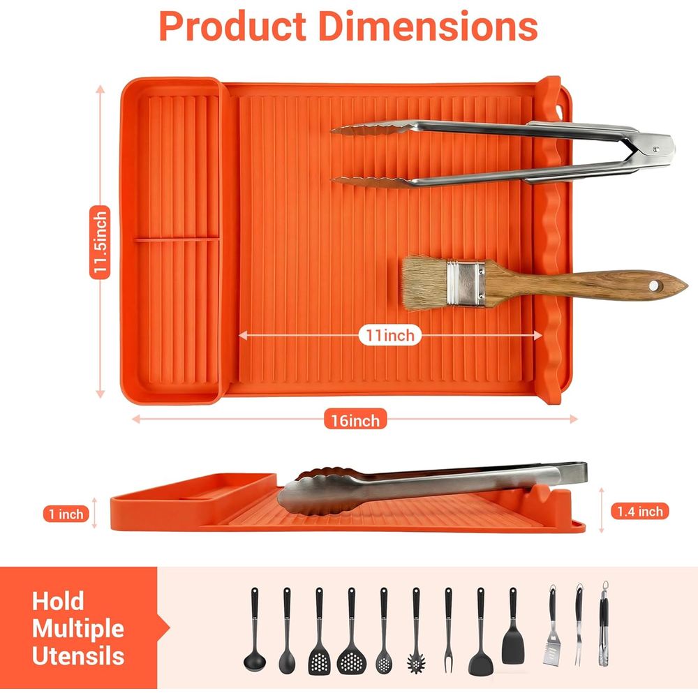 Tapis de barbecue en silicone  - Camping Cooking Tools avis et prix