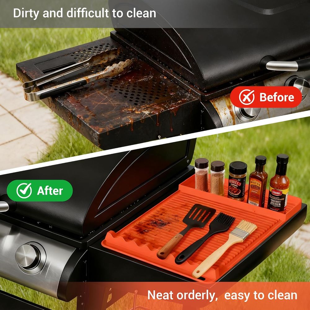 Tapis de barbecue en silicone  - Camping Cooking Tools avis et prix