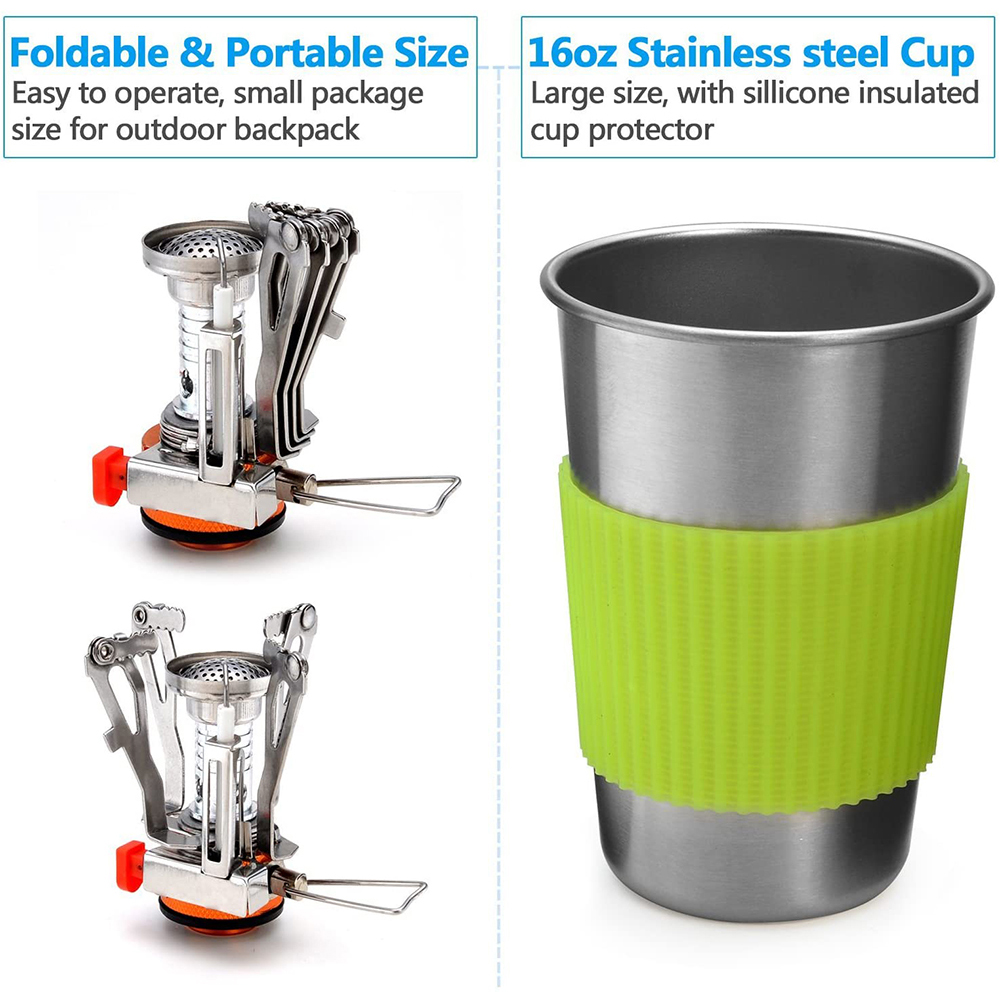 Kit d'ustensiles de cuisine de - Camping Cooking Kit avis et prix